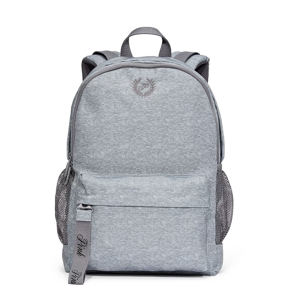 PINK Victoria's Secret Ivy Classic Canvas Backpack - Gray